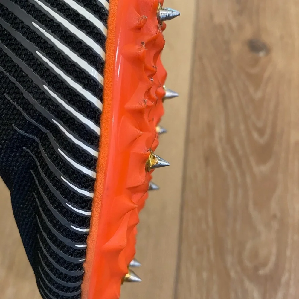 Nike Track Shoes Zoom Rival M 9 Spikes Black Hyper Crimson Running Men’s 11.5